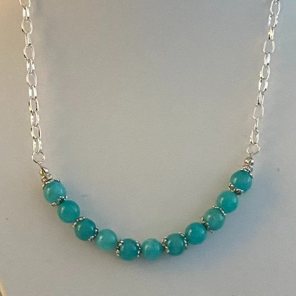 NEW Genuine Aquamarine necklace - Picture 1 of 1